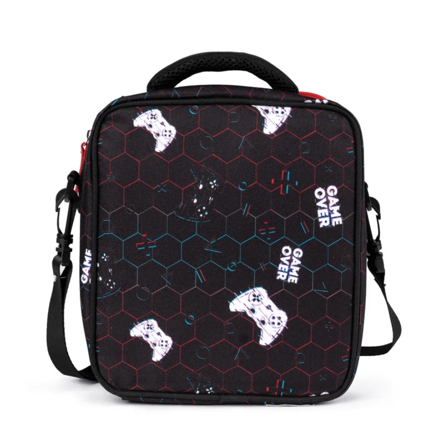 Saco Lanche Game Over Teen Inverse - Papelaria Encantada