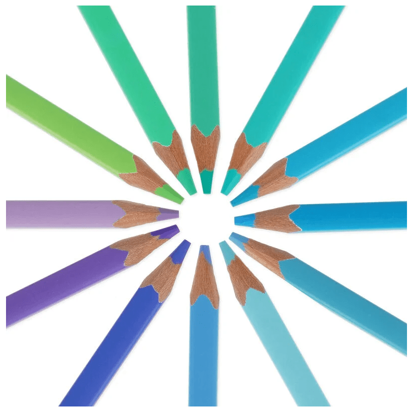 Conjunto 12 lápis de cor Ocean Palette Legami