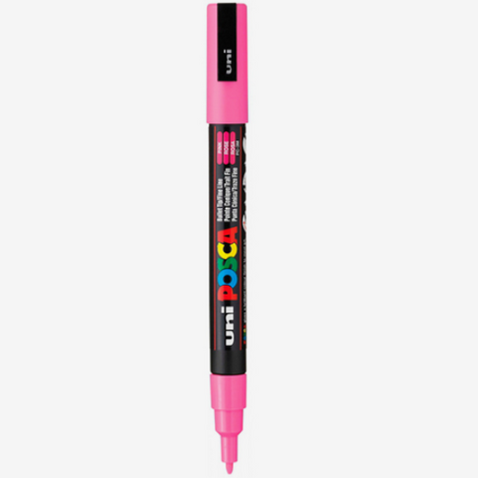 Marcador uni posca 3M Rosa 13