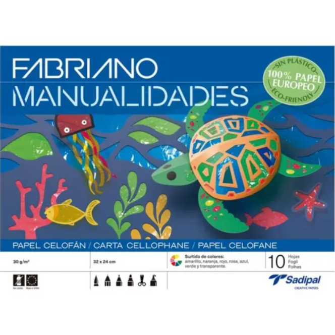 Papel Celofane 32x24cm Fabriano