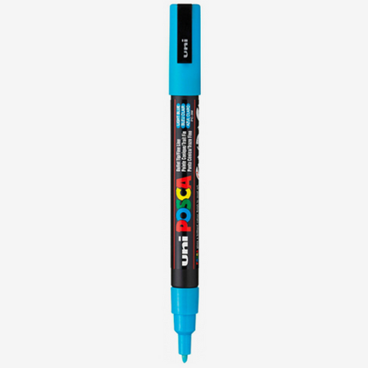 Marcador uni posca 3M Azul claro