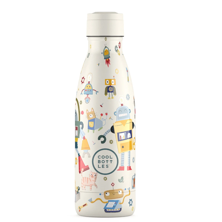 Garrafa térmica Cool Bottles Kids Messy Robots 350ML