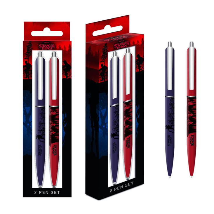 Conjunto 2 canetas Stranger Things