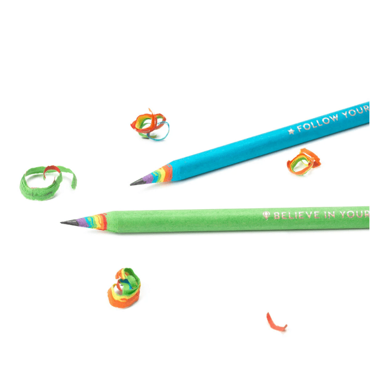 Conjunto de 6 lápis de grafite HB feitos de papel reciclado Legami