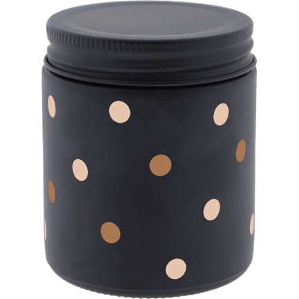 Vela aromática "Black Small Dots" Black Attraction