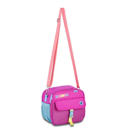 Conjunto Mochila + Lancheira + Estojo Rosa Luluca