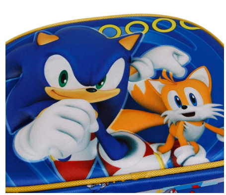 Lancheira térmica Sonic e Tails 3D