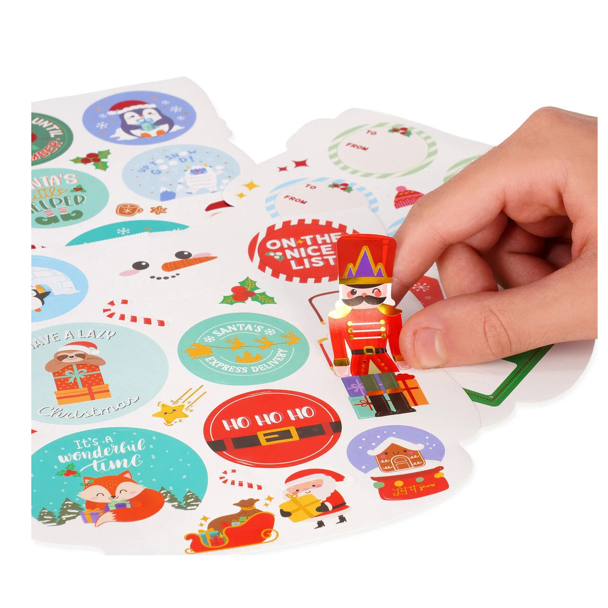 Livro de autocolantes de Natal Legami