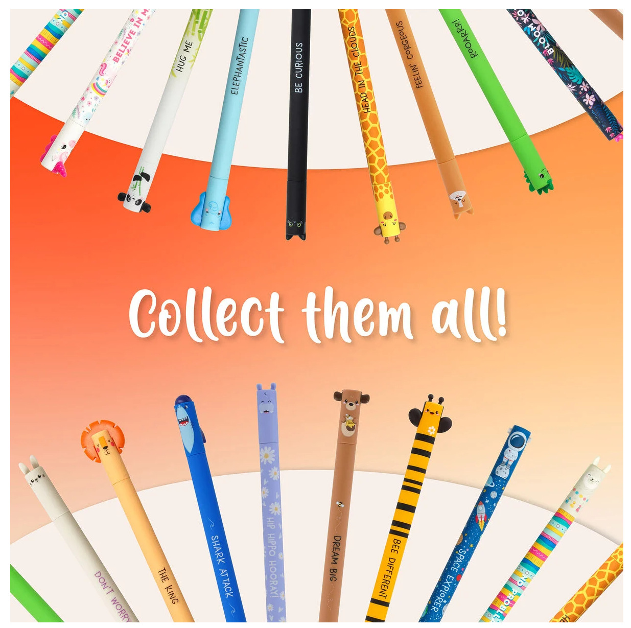 Caneta apagável Panda - Papelaria Encantada