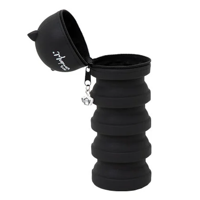 Estojo extensível em silicone - Gato preto Mr Wonderful