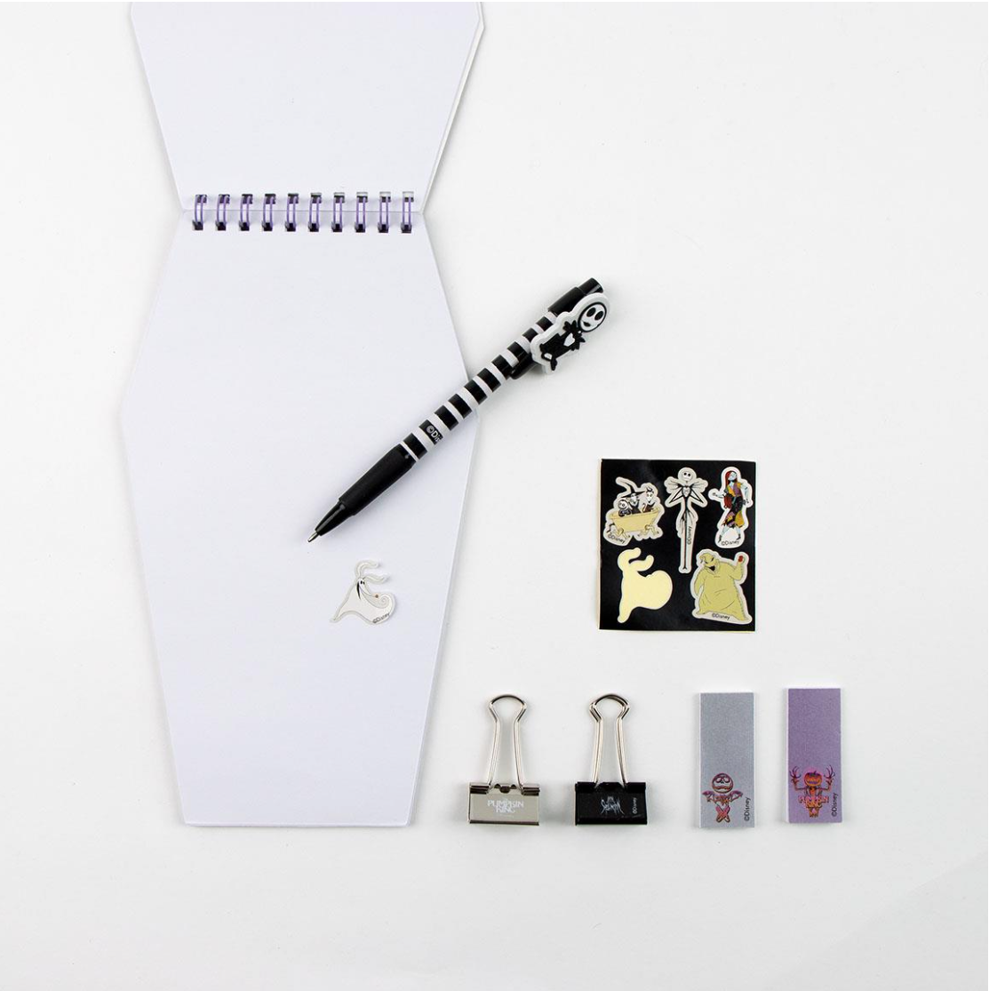 Conjunto papelaria Nightmare Before Christmas