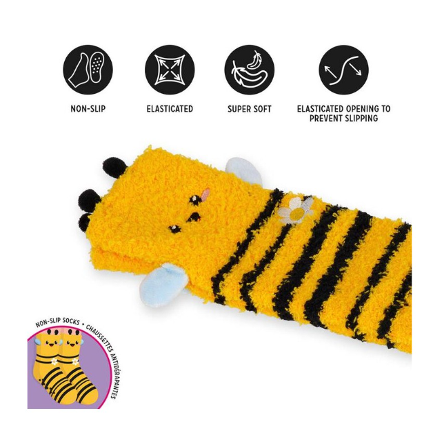 Meias antiderrapantes Legami Abelha Adulto