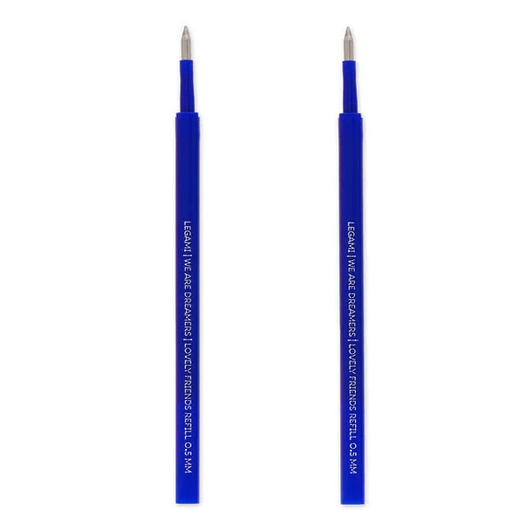 Recargas Canetas Legami Lovely Friends - Azul 2 Unidades