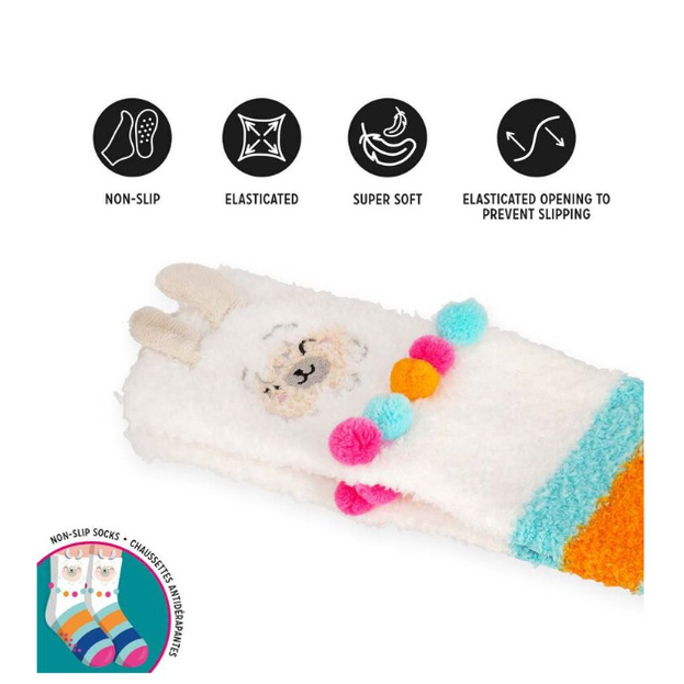Meias antiderrapantes Legami Llama Adulto