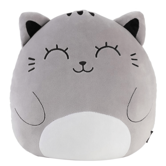 Almofada Peluche i-total Gato Cinza
