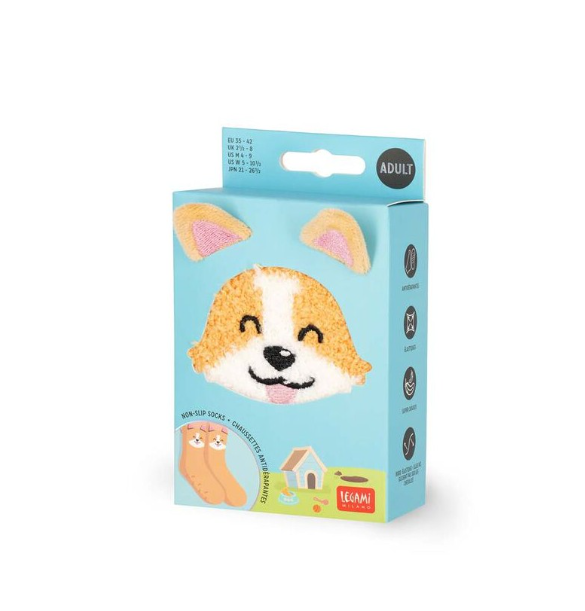 Meias antiderrapantes Legami Corgi Adulto