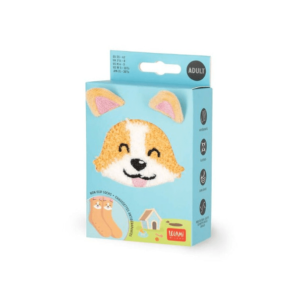 Meias antiderrapantes Legami Corgi Adulto