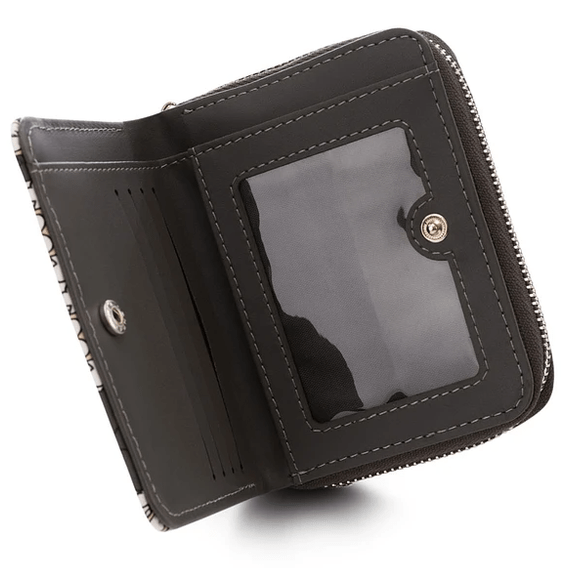 Carteira c/ figuras de ovelhas, 12X9,5cm - Wooly Gang 2 NICI