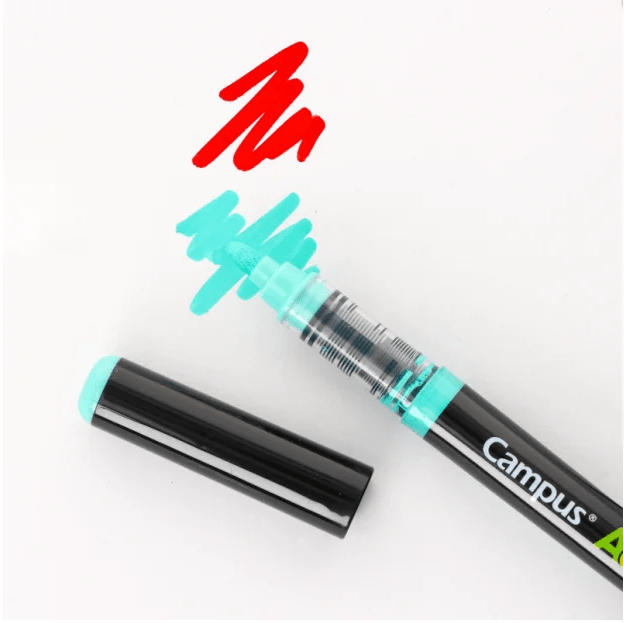 Marcadores finos de acrílico Campus Caixa 12 cores