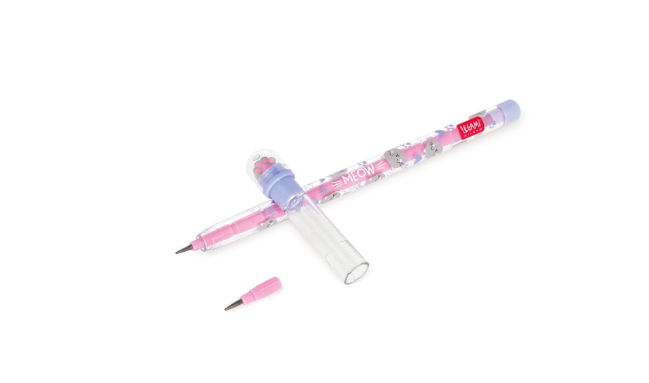 Lápis empilhável com borracha Gato Legami