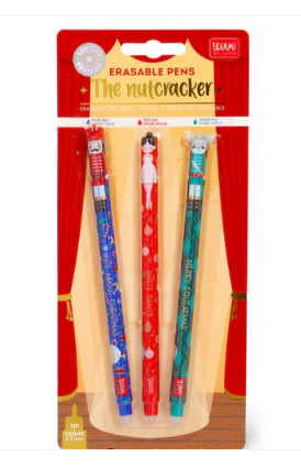 Canetas apagáveis Legami Natal 2025 + Lâmpada em forma candeeiro Joy Legami