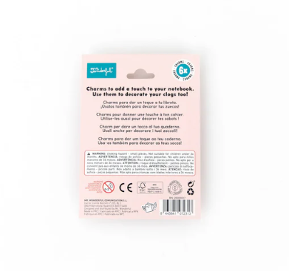 Pins Arco-íris, unicórnio, coração, estrela e cerejas Mr.Wonderful