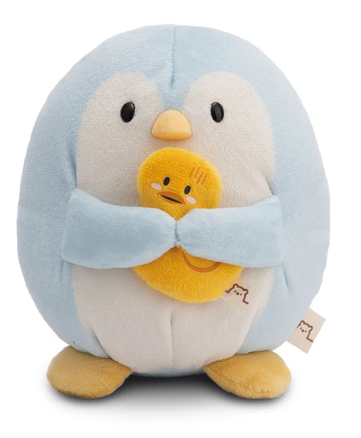 Nici - Mymochi Hello Edition, Pinguim Waddle 16cm, c/pato em caixa