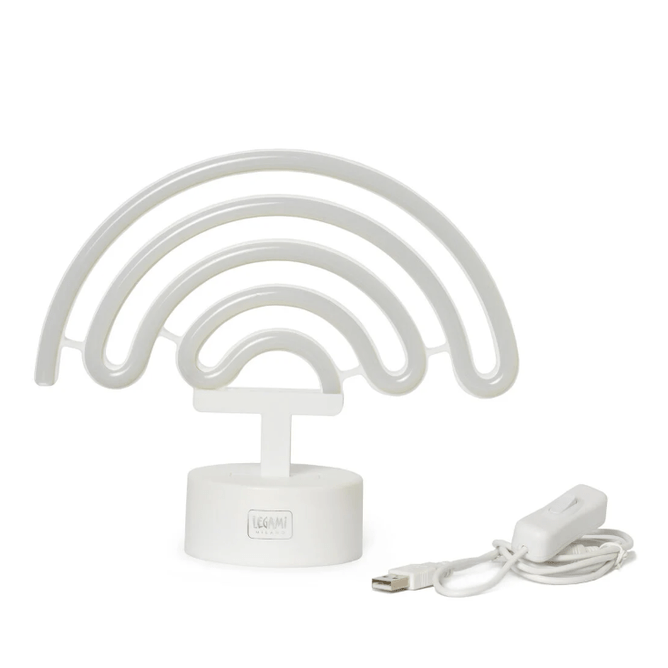 Lâmpada LED com efeito neon Arco-Íris Legami