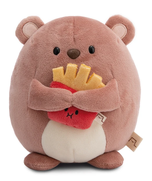 Mymochi Hello Edition, Urso Nomo 16cm, c/batatas fritas em caixa