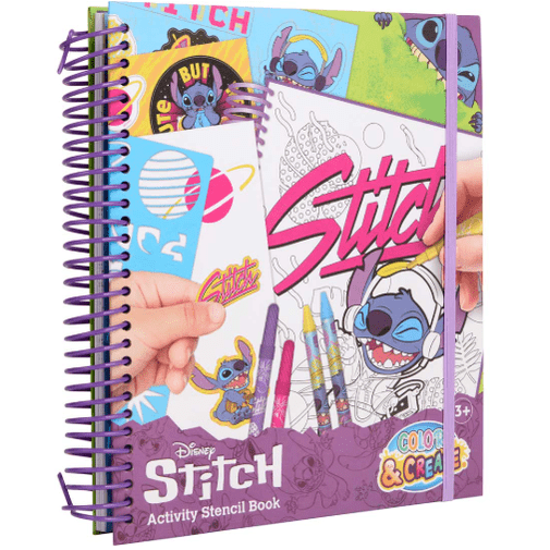 Livro de desenho e Atividades Stitch
