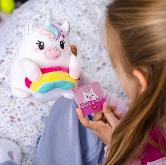 Peluche mini pelúcia - Super macio Unicórino