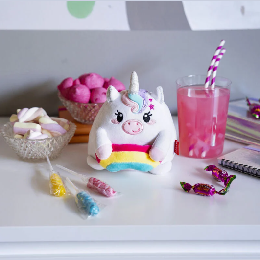 Peluche mini pelúcia - Super macio Unicórino