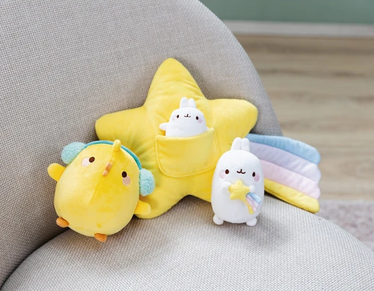 Nici - Molang 2 | Piu Piu 16cm c/ protetores auriculares em caixa