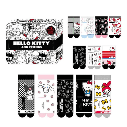 Conjunto 12 pares de meias Hello Kitty "Edição limitada"
