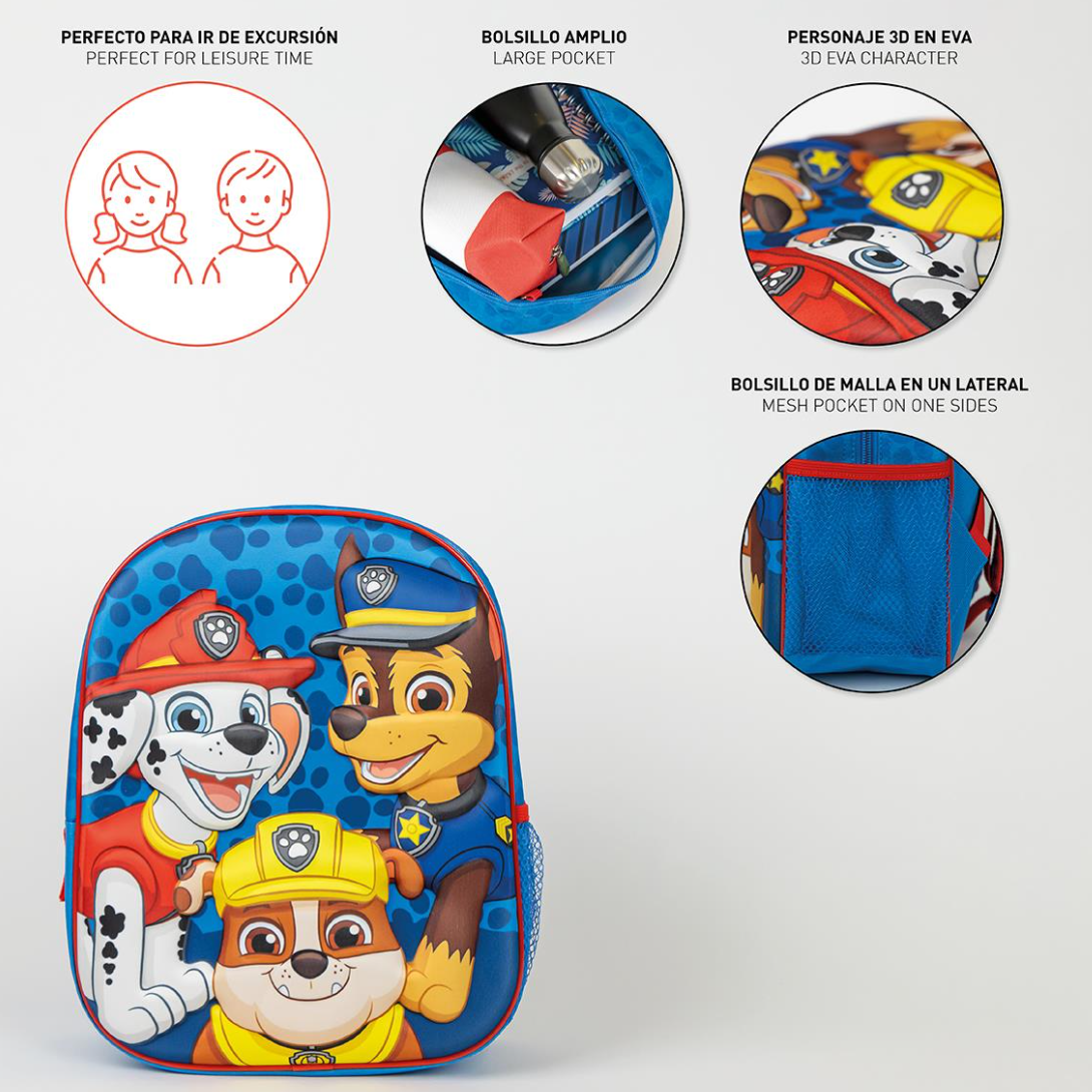 Mochila Patrulha pata pré-escolar