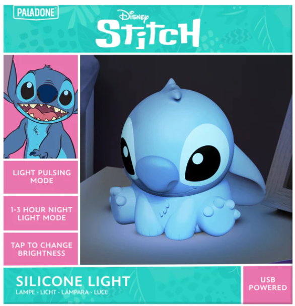 Candeeiro 3D Stitch 15cm