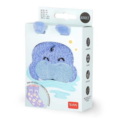 Meias antiderrapantes Legami Hippo Adulto