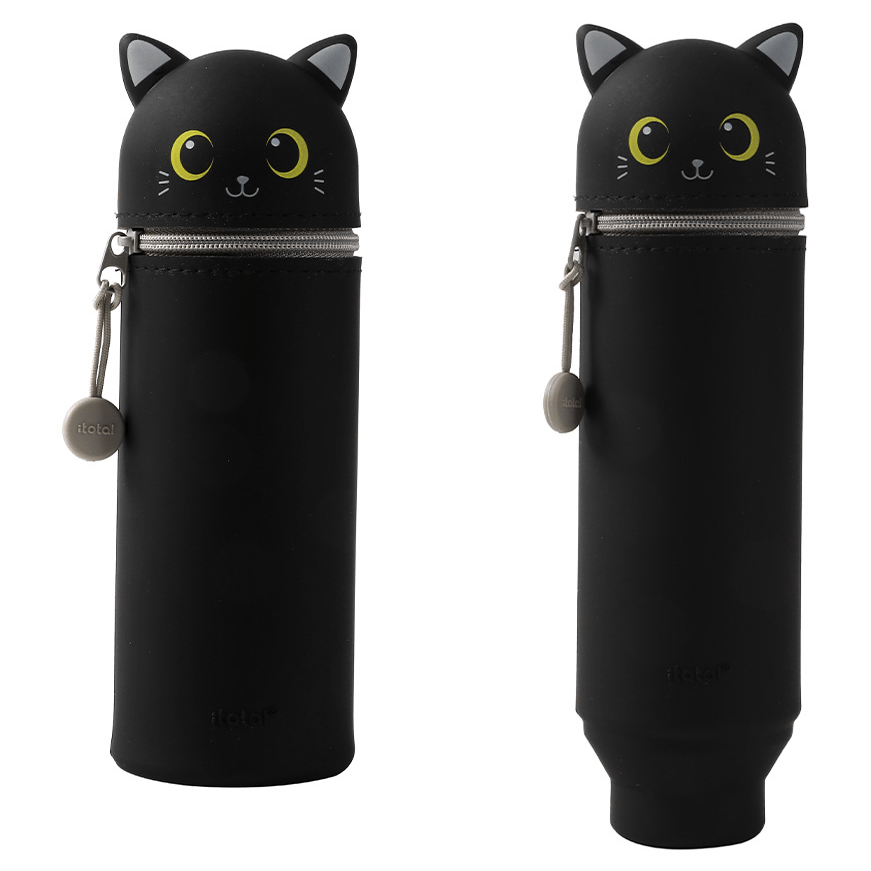 Estojo silicone itotal Gato Preto