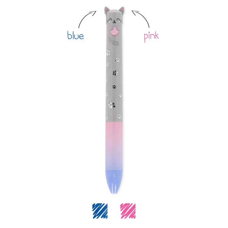 Caneta Esferográfica 2 cores Kitty - Click&Clack