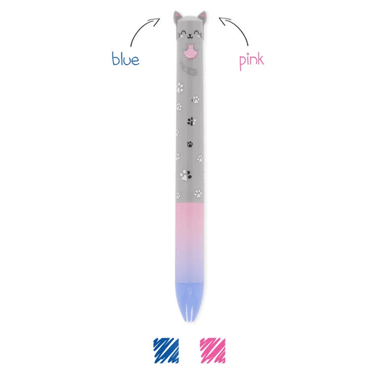 Caneta Esferográfica 2 cores Kitty - Click&Clack