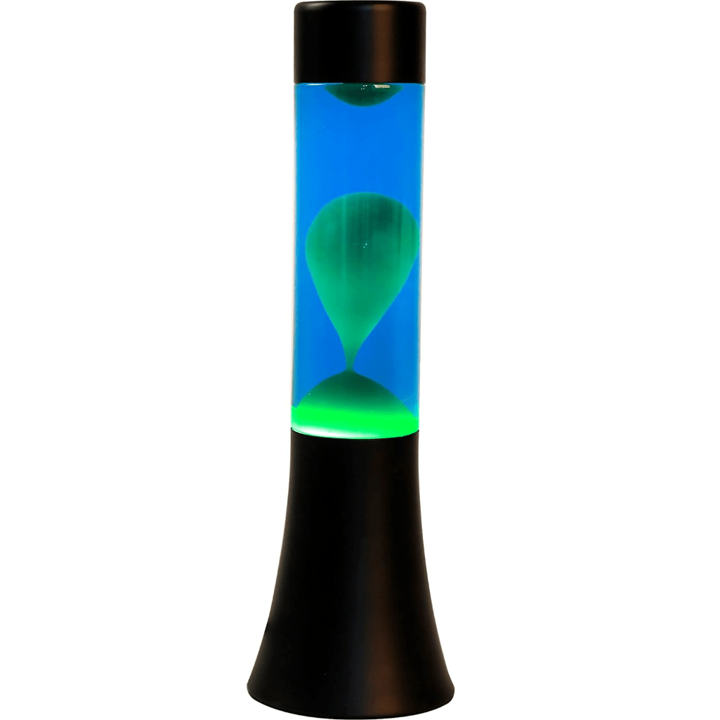 Candeiro Lava 30CM Azul+Verde