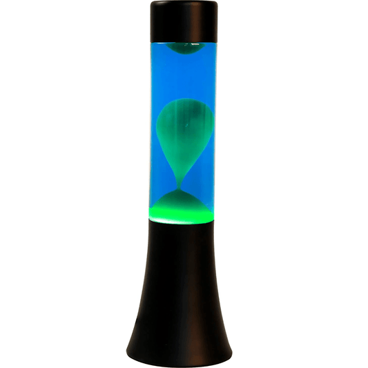 Candeiro Lava 30CM Azul+Verde