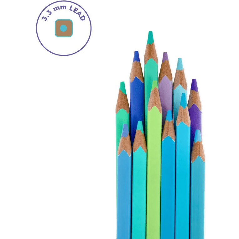 Conjunto 12 lápis de cor Ocean Palette Legami