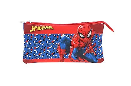 Estojo triplo spiderman