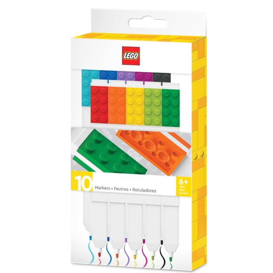 Marcadores Lego 10 unidades