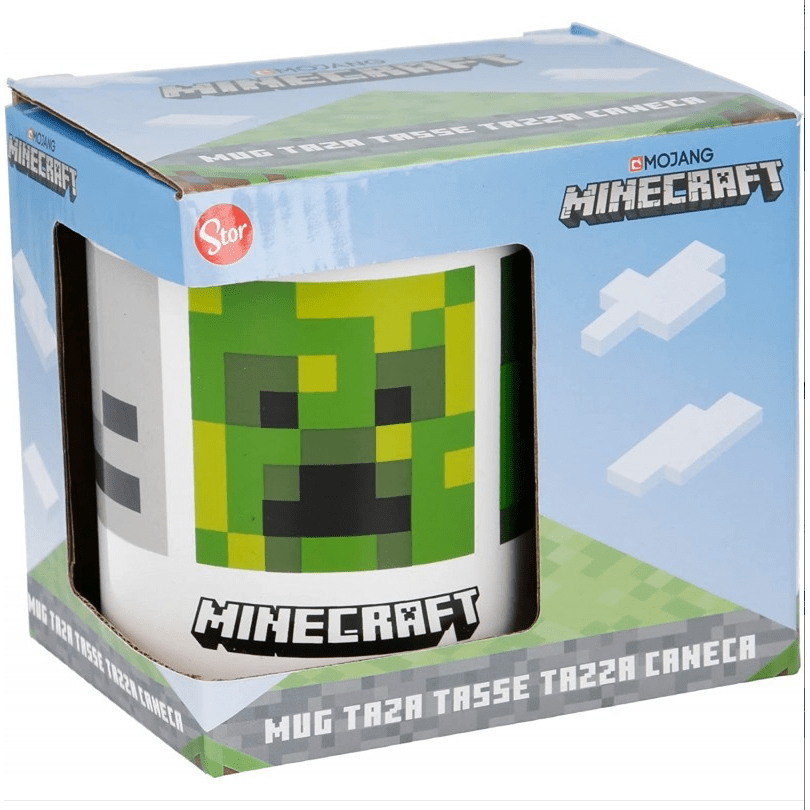Caneca Minecraft ceramica 325ML