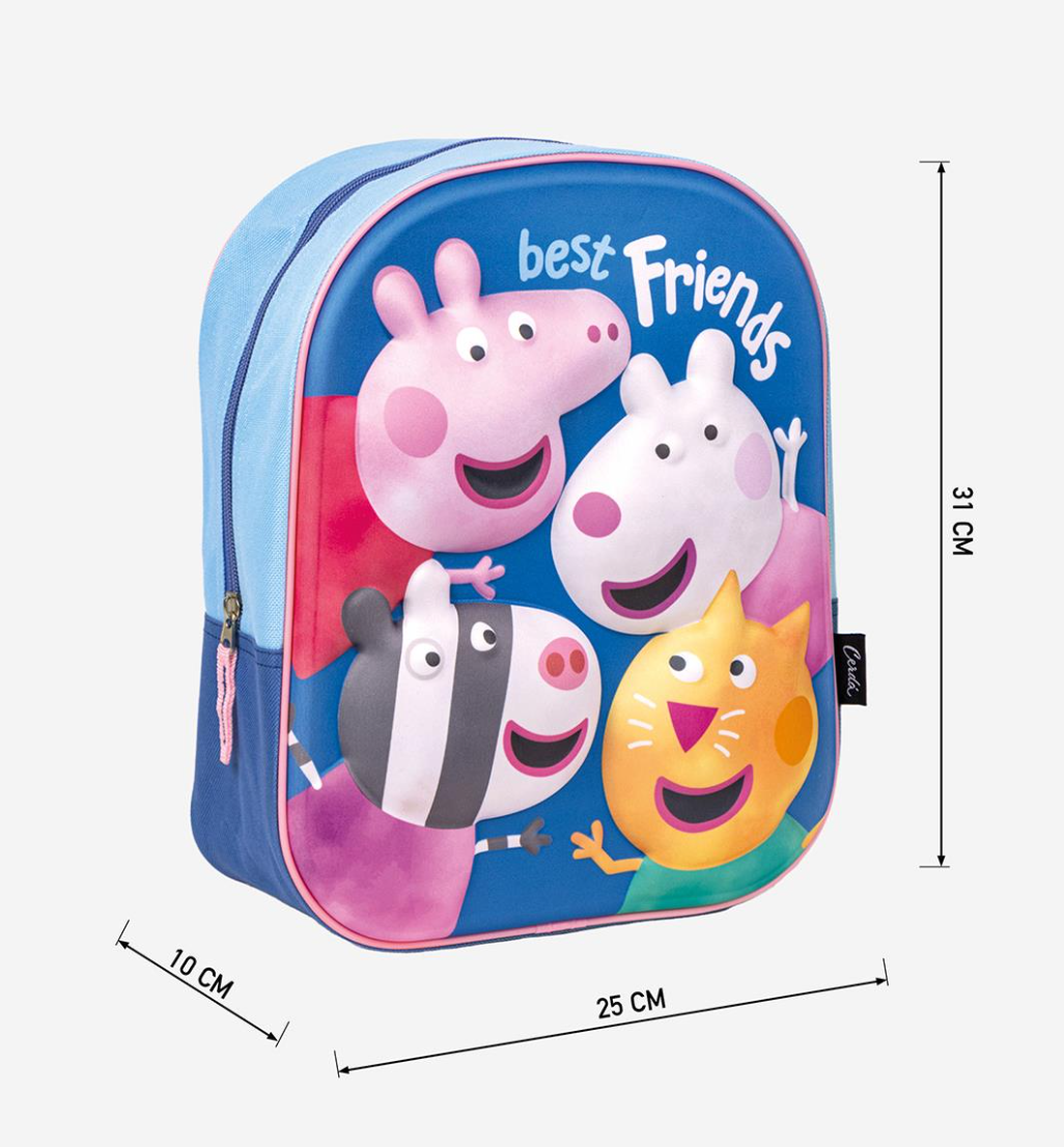 Mochila peppa pig pré-escolar - Papelaria Encantada