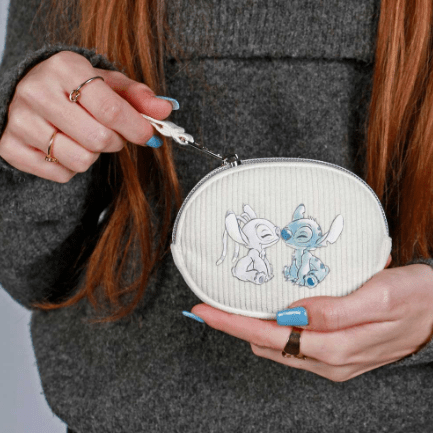 Porta-moedas Lilo e Stitch Off-white Roy Pill
