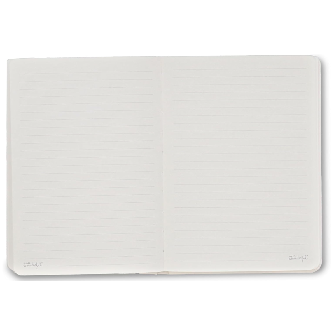 Notebook Mr. Wonderful estampado flores