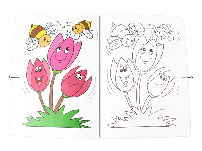 Livro para colorir - Lápis de Cor 1